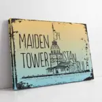 Kız Kulesi | Kanvas Tablo | Cam Tablo | Mdf Tablo | B16298