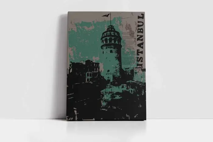 Galata | Kanvas Tablo | Cam Tablo | Mdf Tablo | B16307 - Görsel 2