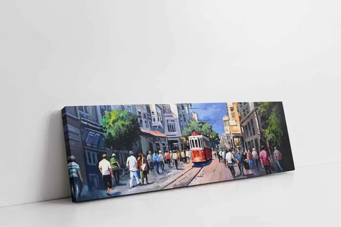 İstiklal Caddesi | Kanvas Tablo | Cam Tablo | Mdf Tablo | B16339 - Görsel 1