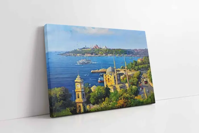 Ortaköy Cami | Kanvas Tablo | Cam Tablo | Mdf Tablo | B16340 - Görsel 1