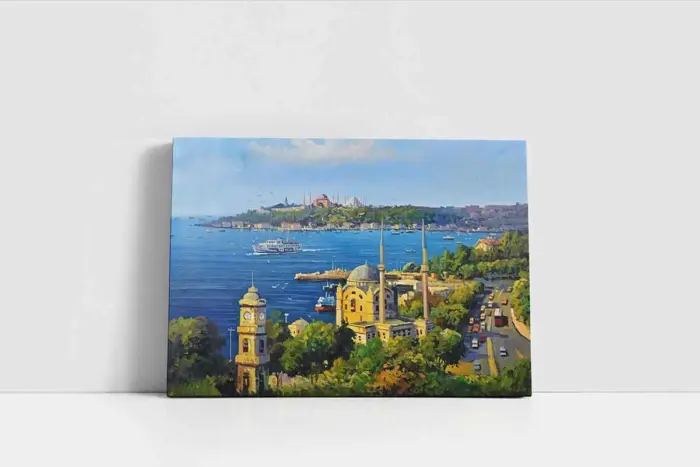 Ortaköy Cami | Kanvas Tablo | Cam Tablo | Mdf Tablo | B16340 - Görsel 2