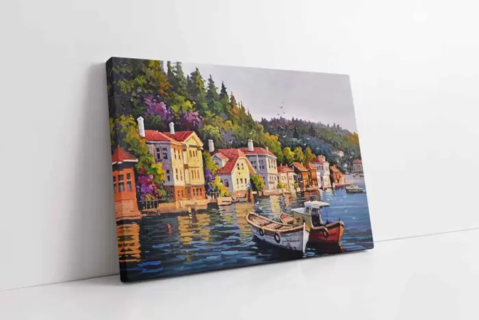İstanbul Yalılar | Kanvas Tablo | Cam Tablo | Mdf Tablo | B16343 - Görsel 1