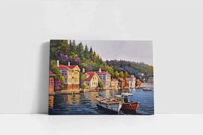 İstanbul Yalılar | Kanvas Tablo | Cam Tablo | Mdf Tablo | B16343 - Görsel 2