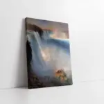 Sert Akan Şelale | Kanvas Tablo | Cam Tablo | Mdf Tablo | B17043