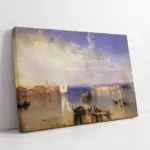 Denizde Açılan Tekneler | Kanvas Tablo | Cam Tablo | Mdf Tablo | B17055