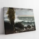 Sert Dalgalı Deniz | Kanvas Tablo | Cam Tablo | Mdf Tablo | B17057