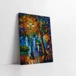 Şemsiyeli Kadın | Kanvas Tablo | Cam Tablo | Mdf Tablo | B17073