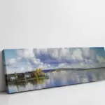 Sahil Ve Gökyüzü | Kanvas Tablo | Cam Tablo | Mdf Tablo | B17091