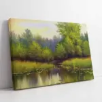 Huzurlu Göl | Kanvas Tablo | Cam Tablo | Mdf Tablo | B17130