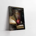 Kitap Arasında Nar | Kanvas Tablo | Cam Tablo | Mdf Tablo | B18053