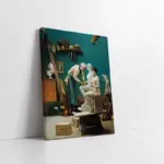 Mermerde Çalışırken Jean Leon Gerome | Kanvas Tablo | Cam Tablo | Mdf Tablo | B19004