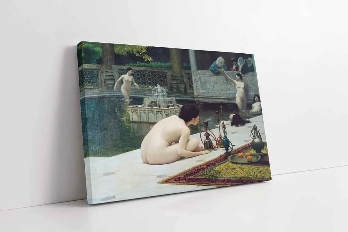 KB19005-10 Lallumeuse De Narguile | Kanvas Tablo | Cam Tablo | Mdf Tablo | B19005 - Görsel 1