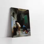 Hamamda Yıkanan Kadın | Kanvas Tablo | Cam Tablo | Mdf Tablo | B19007