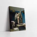 Heykeltıraş Atölyede | Kanvas Tablo | Cam Tablo | Mdf Tablo | B19020