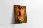 Sırtı Açık Kadın | Kanvas Tablo | Cam Tablo | Mdf Tablo | B19023