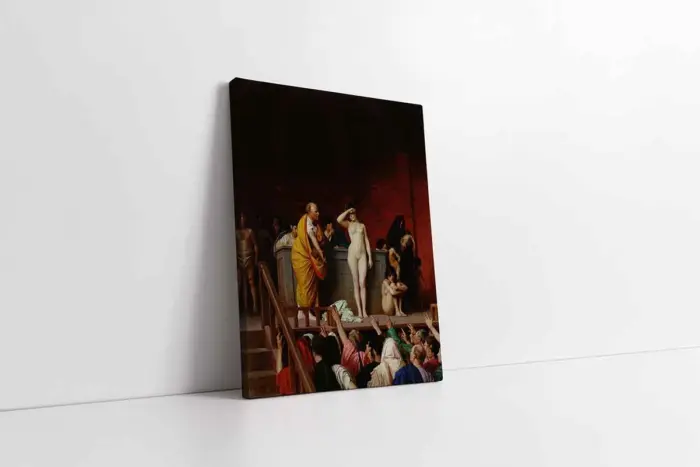 İnsan Pazarı | Kanvas Tablo | Cam Tablo | Mdf Tablo | B19033 - Görsel 1