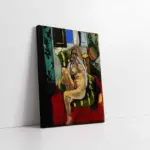 Odalisque With A Tambourine | Kanvas Tablo | Cam Tablo | Mdf Tablo | B19048