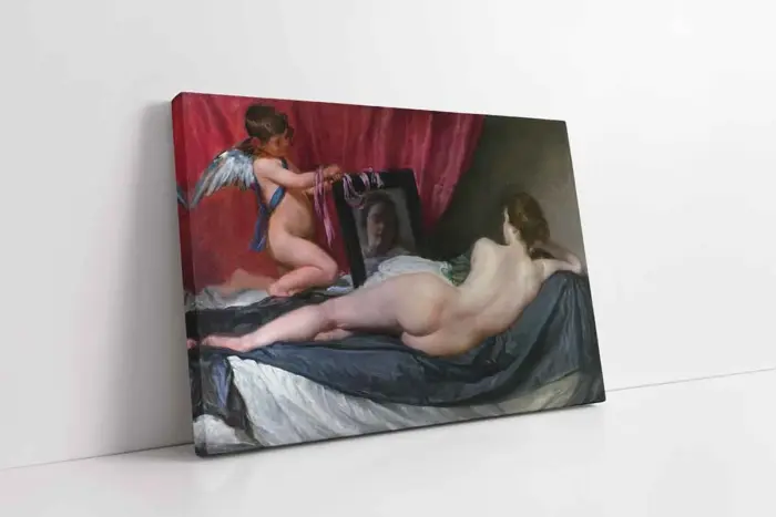 Aynadaki Venüs Diego Velazquez | Kanvas Tablo | Cam Tablo | Mdf Tablo | B19063 - Görsel 2