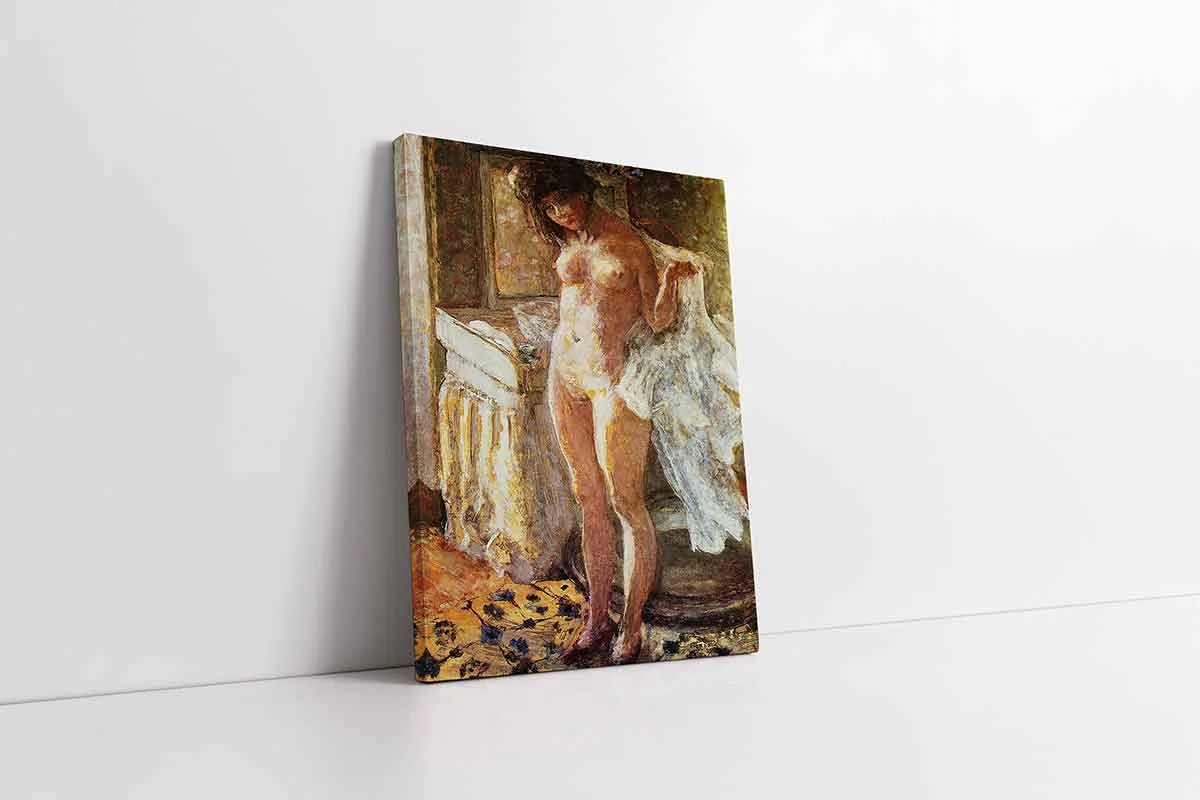 KB19078-10 Dans Le Cabinet De Toilette | Kanvas Tablo | Cam Tablo | Mdf Tablo | B19078 - Görsel 1