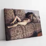 Nude On A Couch | Kanvas Tablo | Cam Tablo | Mdf Tablo | B19083