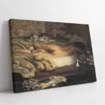 Marthe Has Sleeping | Kanvas Tablo | Cam Tablo | Mdf Tablo | B19085