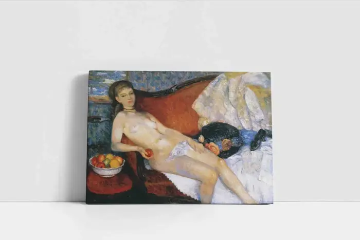 Meyveler Ve Uzanan Kadın William Glackens | Kanvas Tablo | Cam Tablo | Mdf Tablo | B19086 - Görsel 2