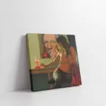 Oturan Kadın | Kanvas Tablo | Cam Tablo | Mdf Tablo | B19109