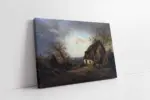 Gece Ve Kulübe | Kanvas Tablo | Cam Tablo | Mdf Tablo | B20039