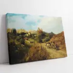 Öküz Arabası | Kanvas Tablo | Cam Tablo | Mdf Tablo | B20040