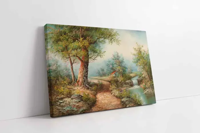 Orman Yolu | Kanvas Tablo | Cam Tablo | Mdf Tablo | B20071 - Görsel 1