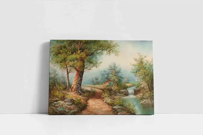Orman Yolu | Kanvas Tablo | Cam Tablo | Mdf Tablo | B20071 - Görsel 2