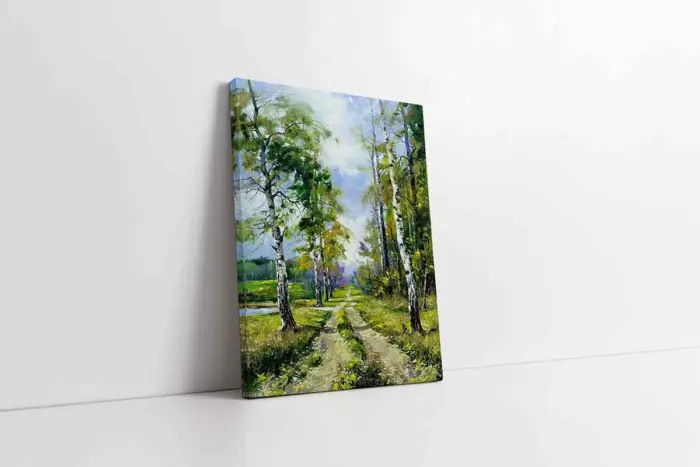 Orman Yolu | Kanvas Tablo | Cam Tablo | Mdf Tablo | B20084 - Görsel 1