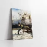 Karlar Altında Kalış Camii | Kanvas Tablo | Cam Tablo | Mdf Tablo | B20099