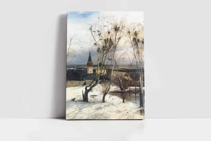 Karlar Altında Kalış Camii | Kanvas Tablo | Cam Tablo | Mdf Tablo | B20099 - Görsel 2