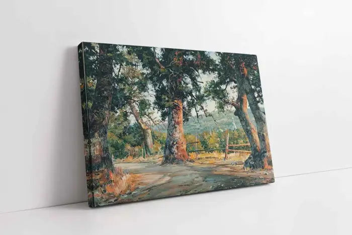 Orman Yolu | Kanvas Tablo | Cam Tablo | Mdf Tablo | B20104 - Görsel 1