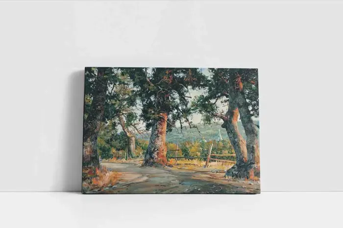 Orman Yolu | Kanvas Tablo | Cam Tablo | Mdf Tablo | B20104 - Görsel 2