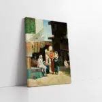 Osmanlı İmparatorluğu Zamanı İnsan Pazarı | Kanvas Tablo | Cam Tablo | Mdf Tablo | B21025