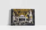 Osmanlı Dönemi Ayasofya Mimari | Kanvas Tablo | Cam Tablo | Mdf Tablo | B21117 - Görsel 2