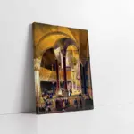 Osmanlı İmparatorluğu Zamanı Ayasofya Camii | Kanvas Tablo | Cam Tablo | Mdf Tablo | B21122
