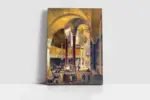 Osmanlı İmparatorluğu Zamanı Ayasofya Camii | Kanvas Tablo | Cam Tablo | Mdf Tablo | B21122 - Görsel 2