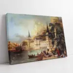 Kuleli Askeri Lisesi Osmanlı Dönemi | Kanvas Tablo | Cam Tablo | Mdf Tablo | B21137