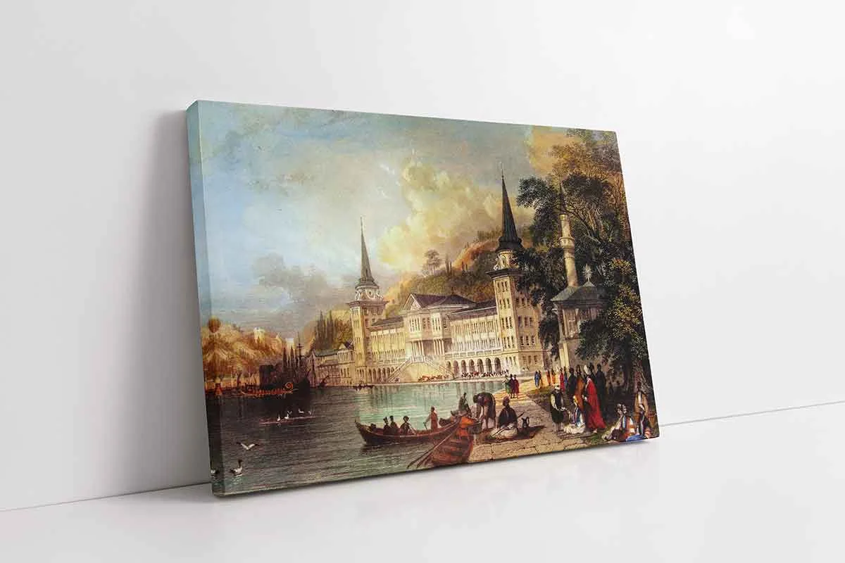 KB21137-10 Kuleli Askeri Lisesi Osmanlı Dönemi | Kanvas Tablo | Cam Tablo | Mdf Tablo | B21137 - Görsel 1