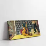 İki Müzisyen Kız | Kanvas Tablo | Cam Tablo | Mdf Tablo | B21151