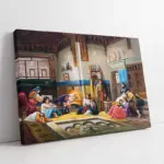 Osmanlı Devleti Harem Odasında Ki İnsanlar | Kanvas Tablo | Cam Tablo | Mdf Tablo | B21152