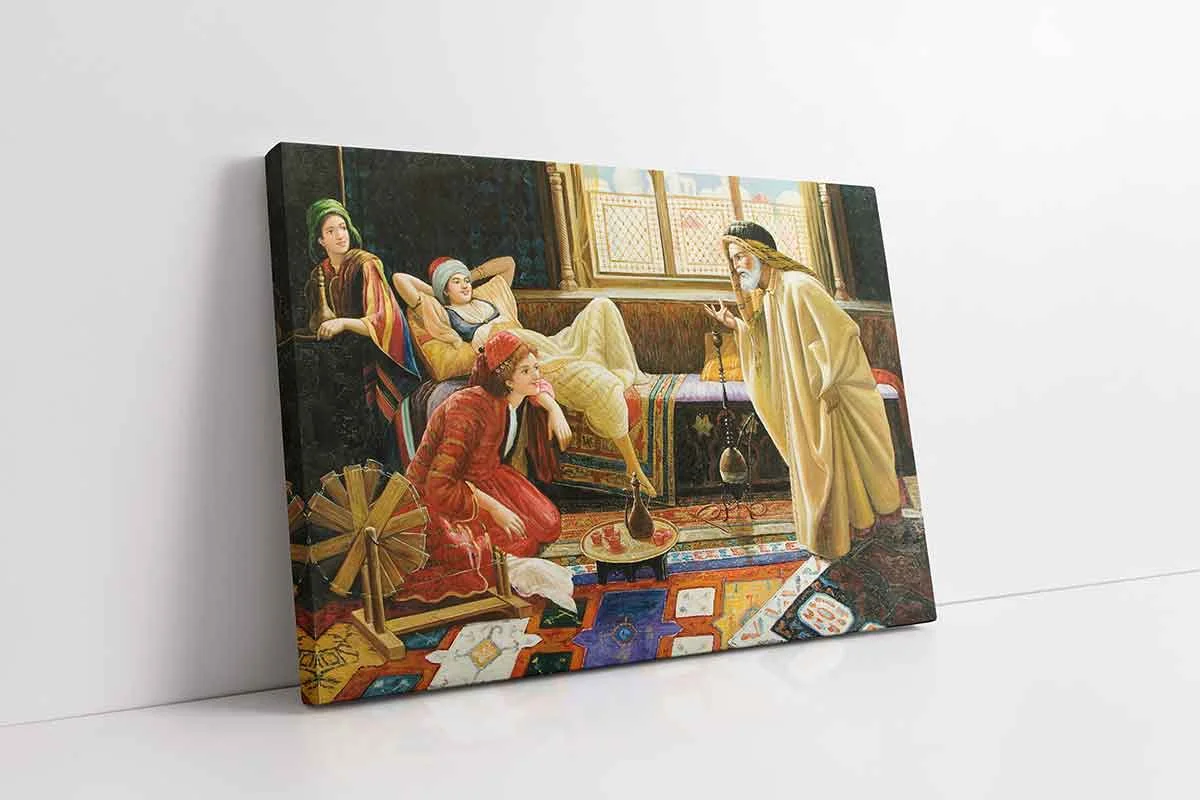 KB21192-10 Harem Eğlencesi | Kanvas Tablo | Cam Tablo | Mdf Tablo | B21192 - Görsel 1