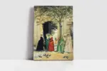 Sultanahmet Camii Girişinde Kadınlar | Kanvas Tablo | Cam Tablo | Mdf Tablo | B21197 - Görsel 2