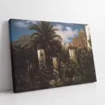 Sarmaşıklara Bürülü Bahçe | Kanvas Tablo | Cam Tablo | Mdf Tablo | B21222