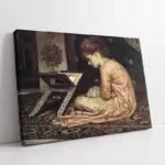 Kitap Okuyan Kız | Kanvas Tablo | Cam Tablo | Mdf Tablo | B21231