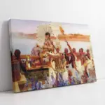 Omuzlarda Taşınan Kraliçe | Kanvas Tablo | Cam Tablo | Mdf Tablo | B21232