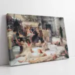 Yerde Yatan Beyazlı Kadınlar | Kanvas Tablo | Cam Tablo | Mdf Tablo | B21235